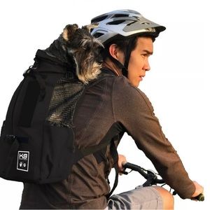 K9 Sport Sack® AIR + - Medium / Jet Black with extra detachable pack